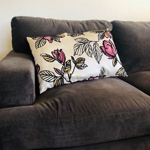 Stylish Floral Accent Pillow